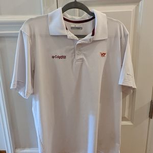 Virginia Tech VT Columbia PFG Performance Fishing Gear Shirt